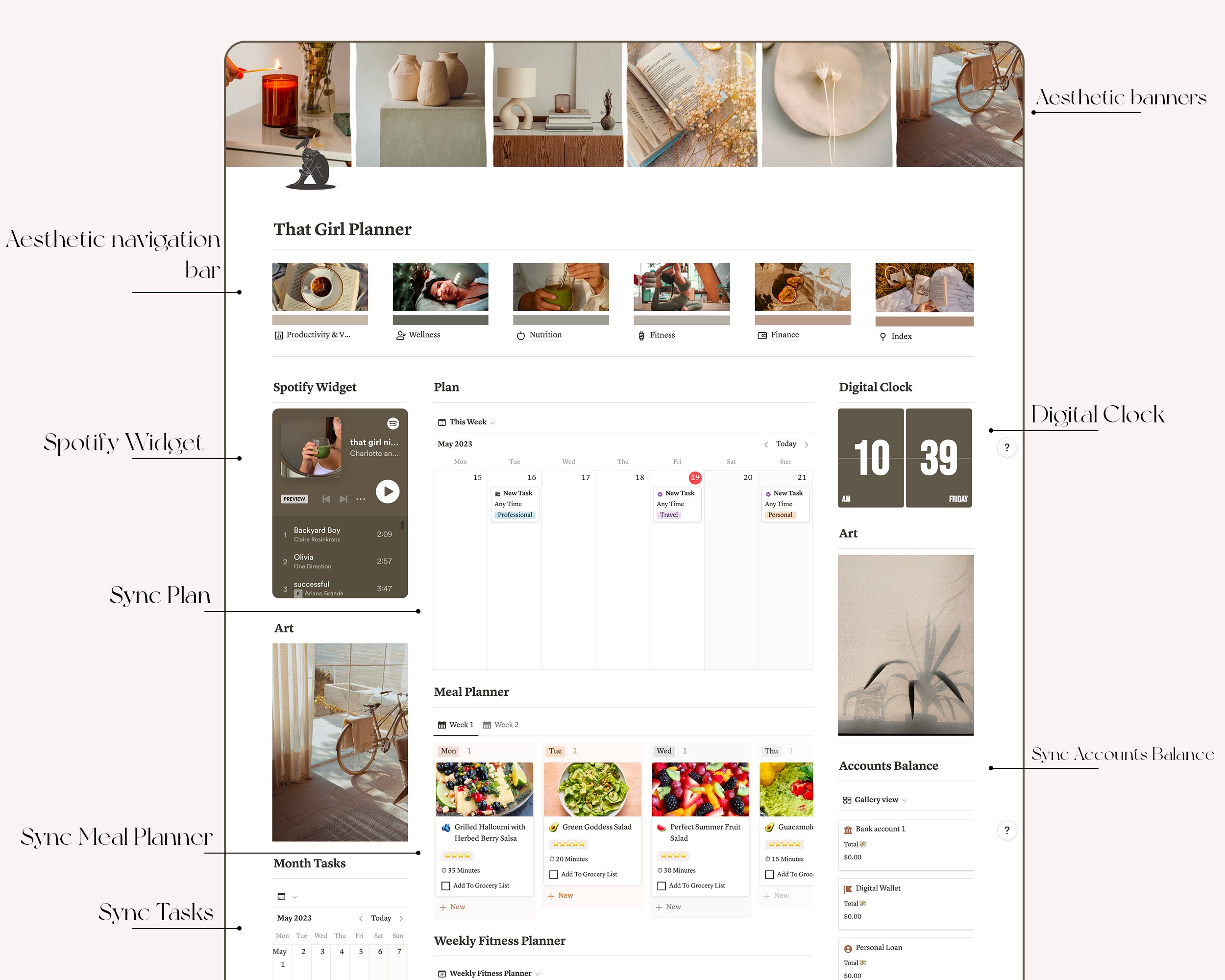 That Girl Notion Template