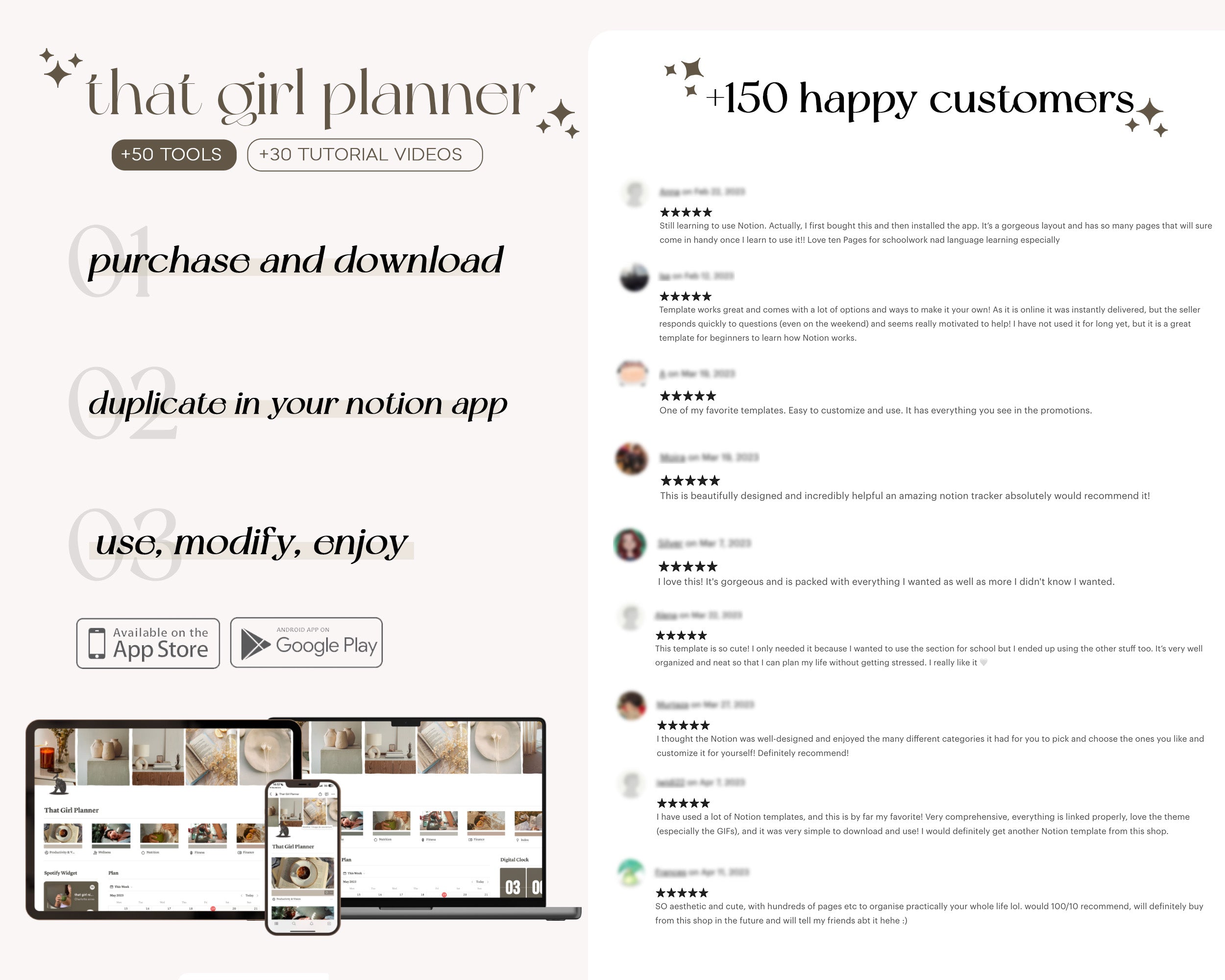 That Girl Notion Template