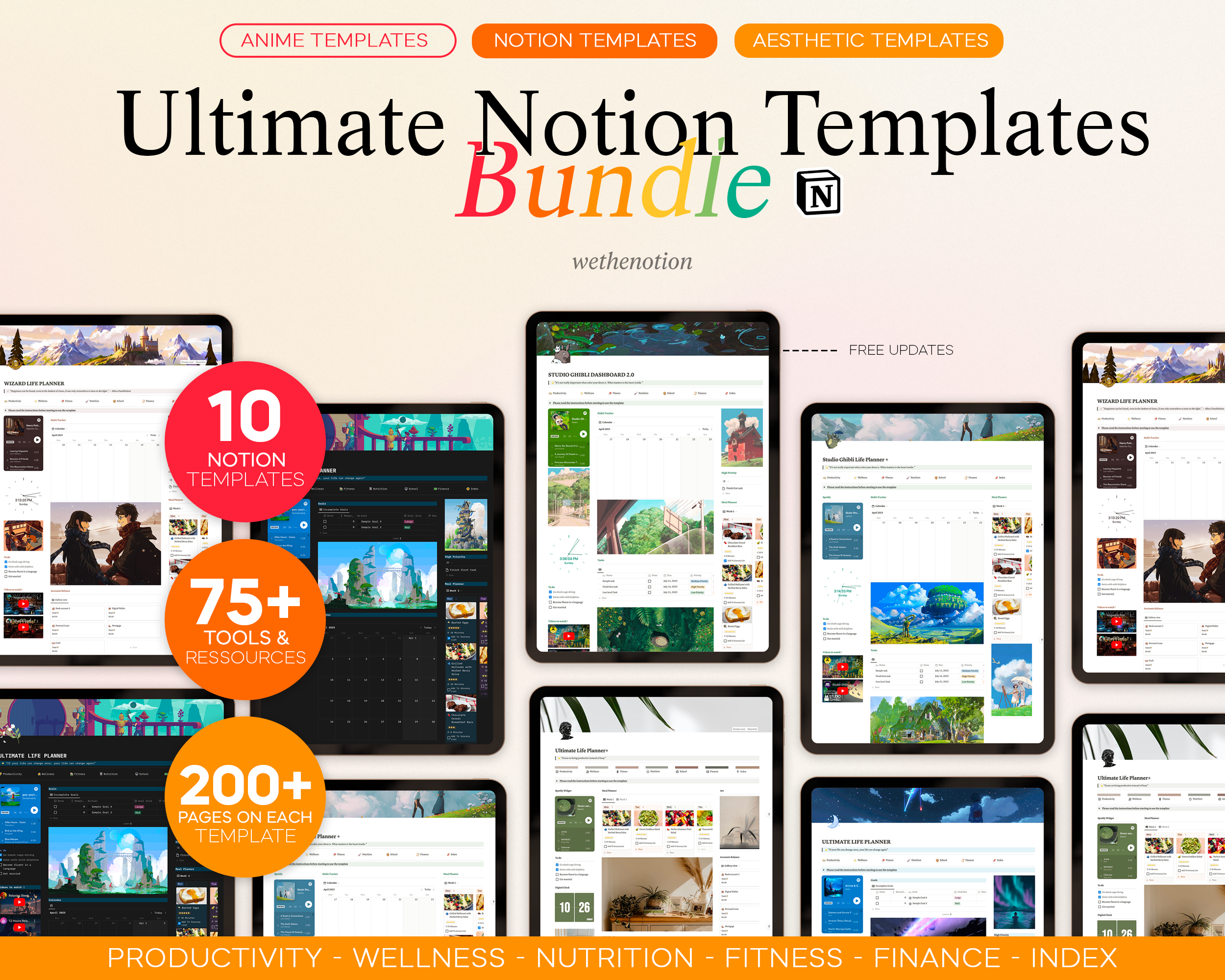 Ultimate Notion Templates Bundle (Basic Lifetime Access)