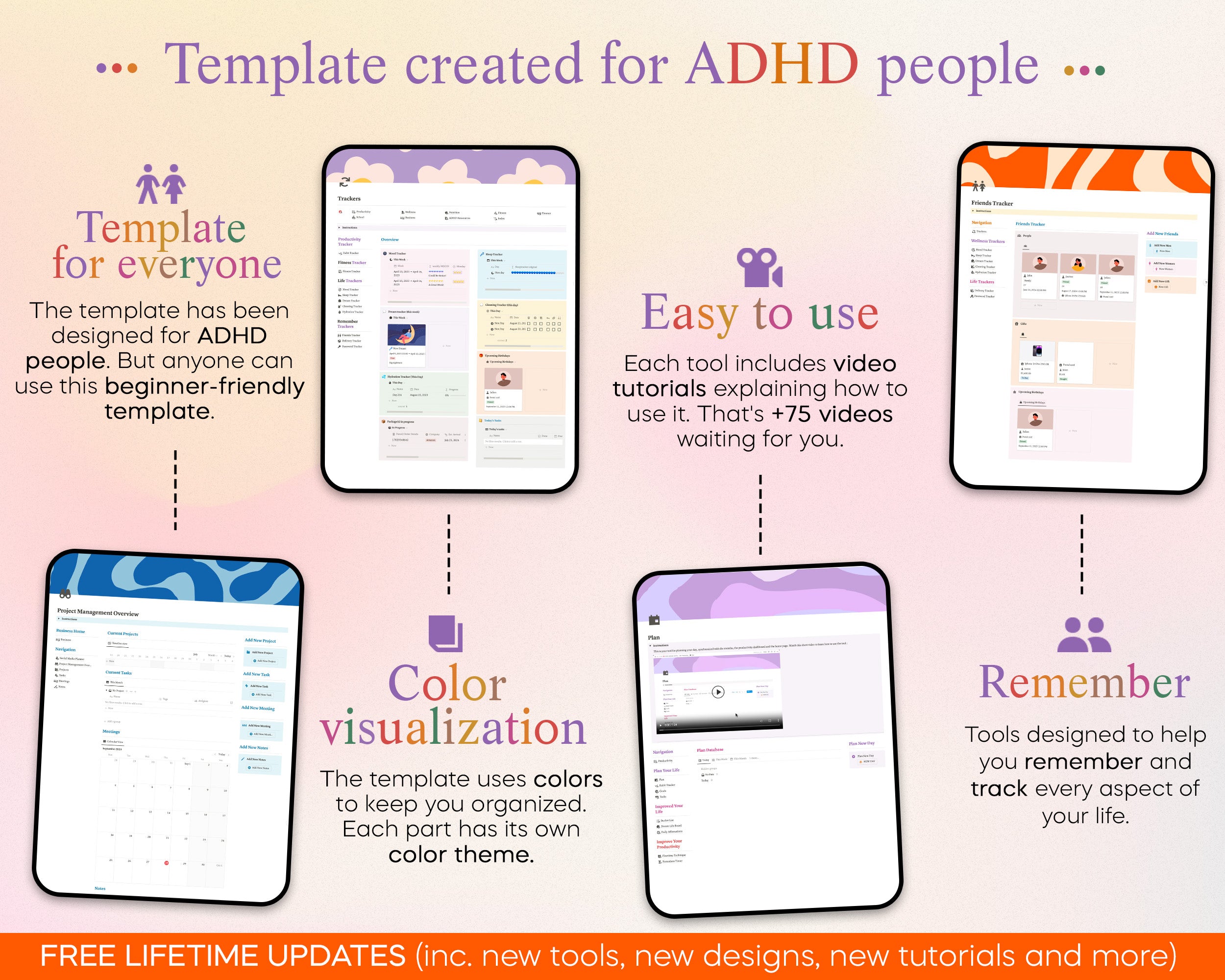 ADHD Life Planner Notion Template