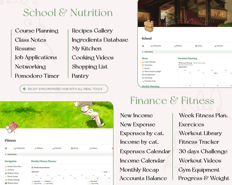 Studio Ghibli Notion Template