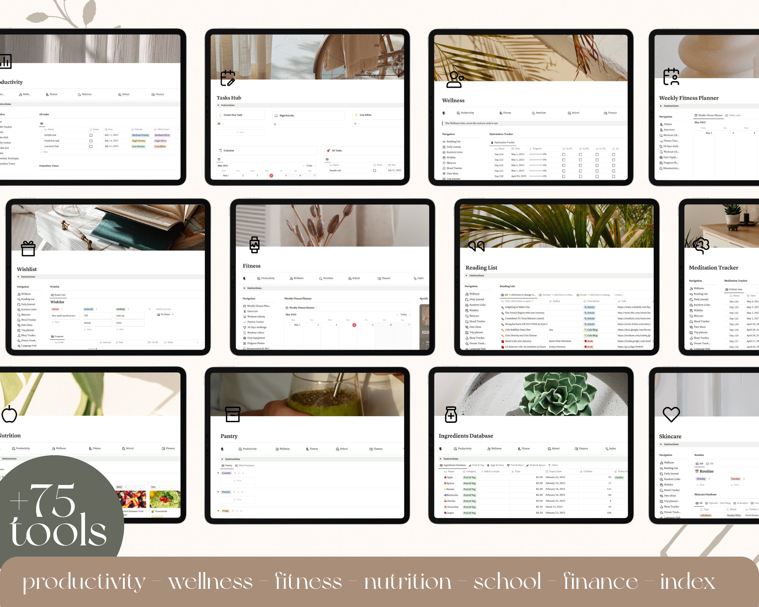 Ultimate Life Planner Bundle (6 templates)