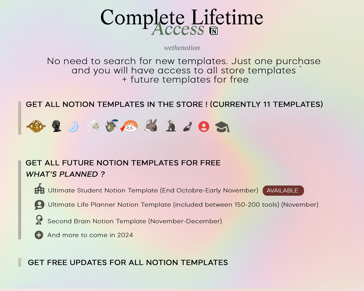 Anime Notion Templates