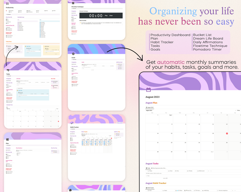 ADHD Life Planner Notion Template