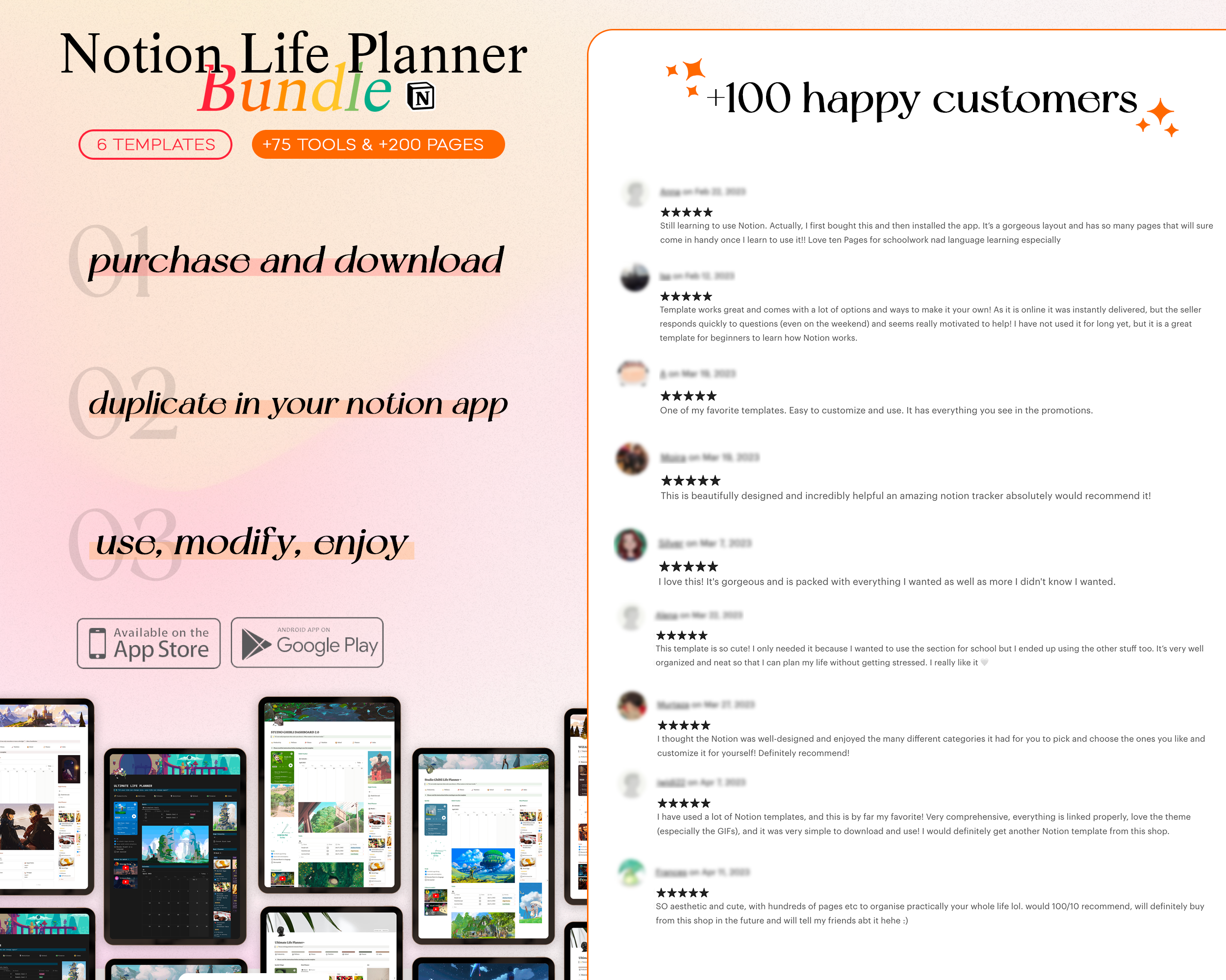 Ultimate Life Planner Bundle (6 templates)