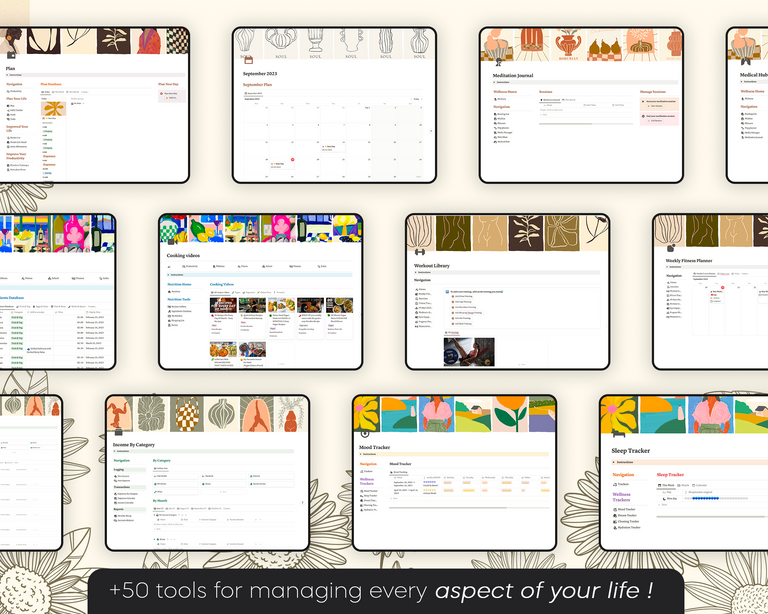 Life Planner Notion Template