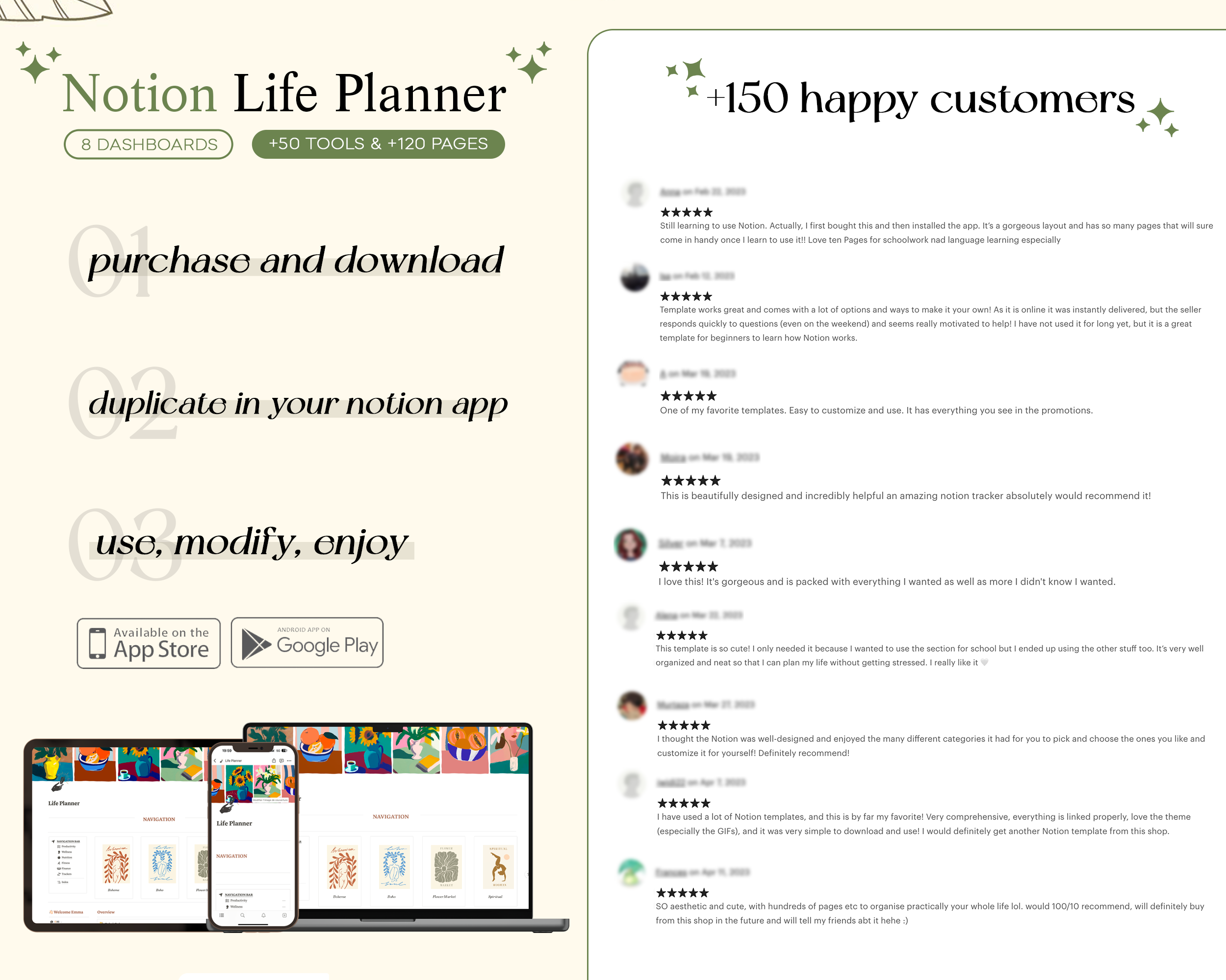 Life Planner Notion Template