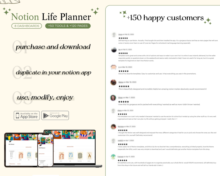 Life Planner Notion Template