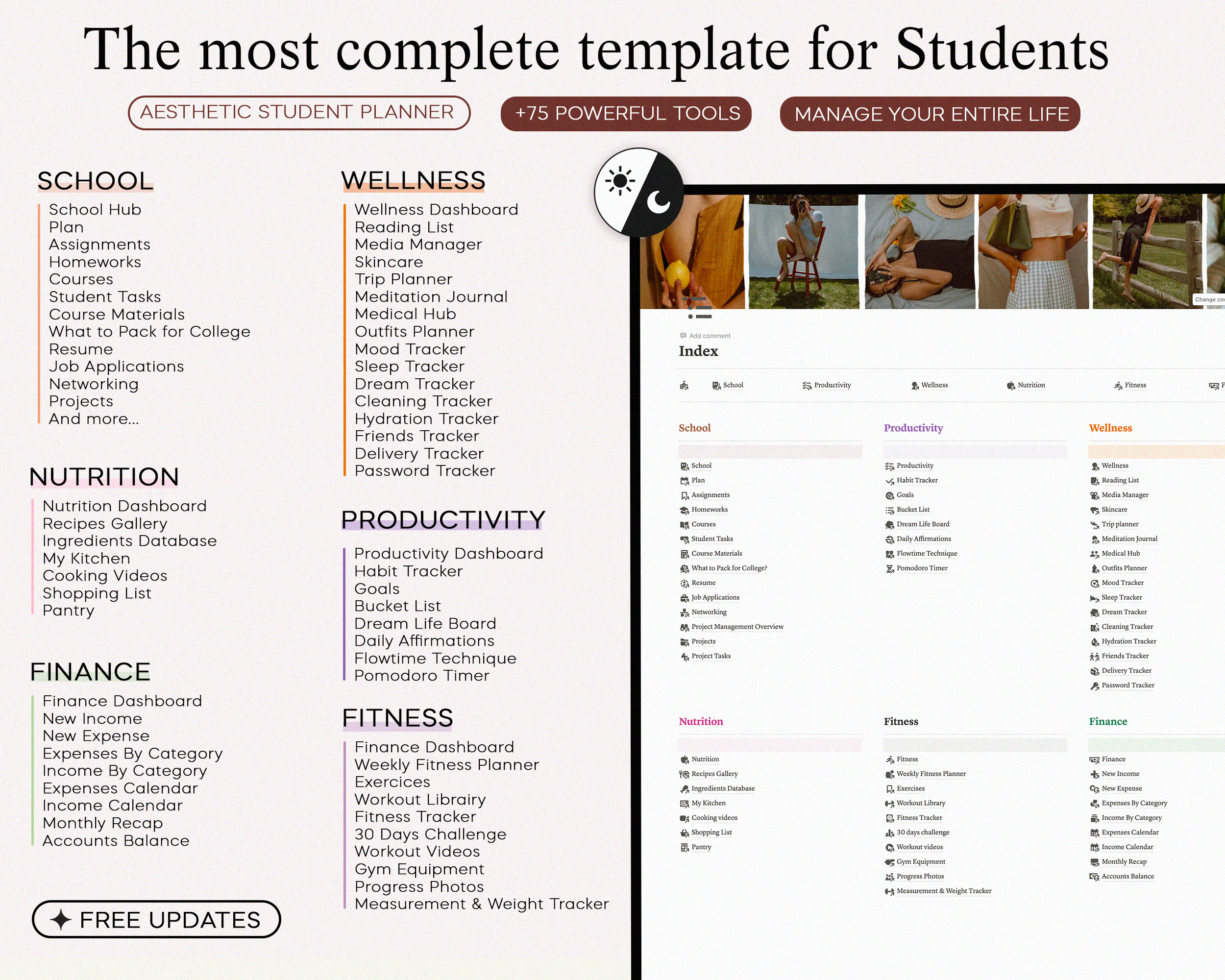 notion life planner template