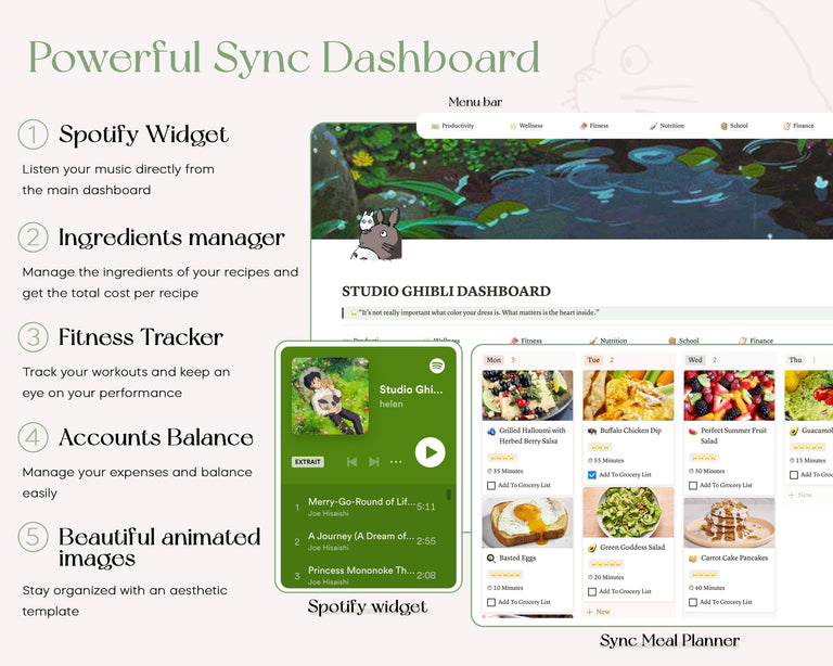 Studio Ghibli Notion Template