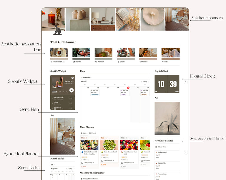 That Girl Notion Template