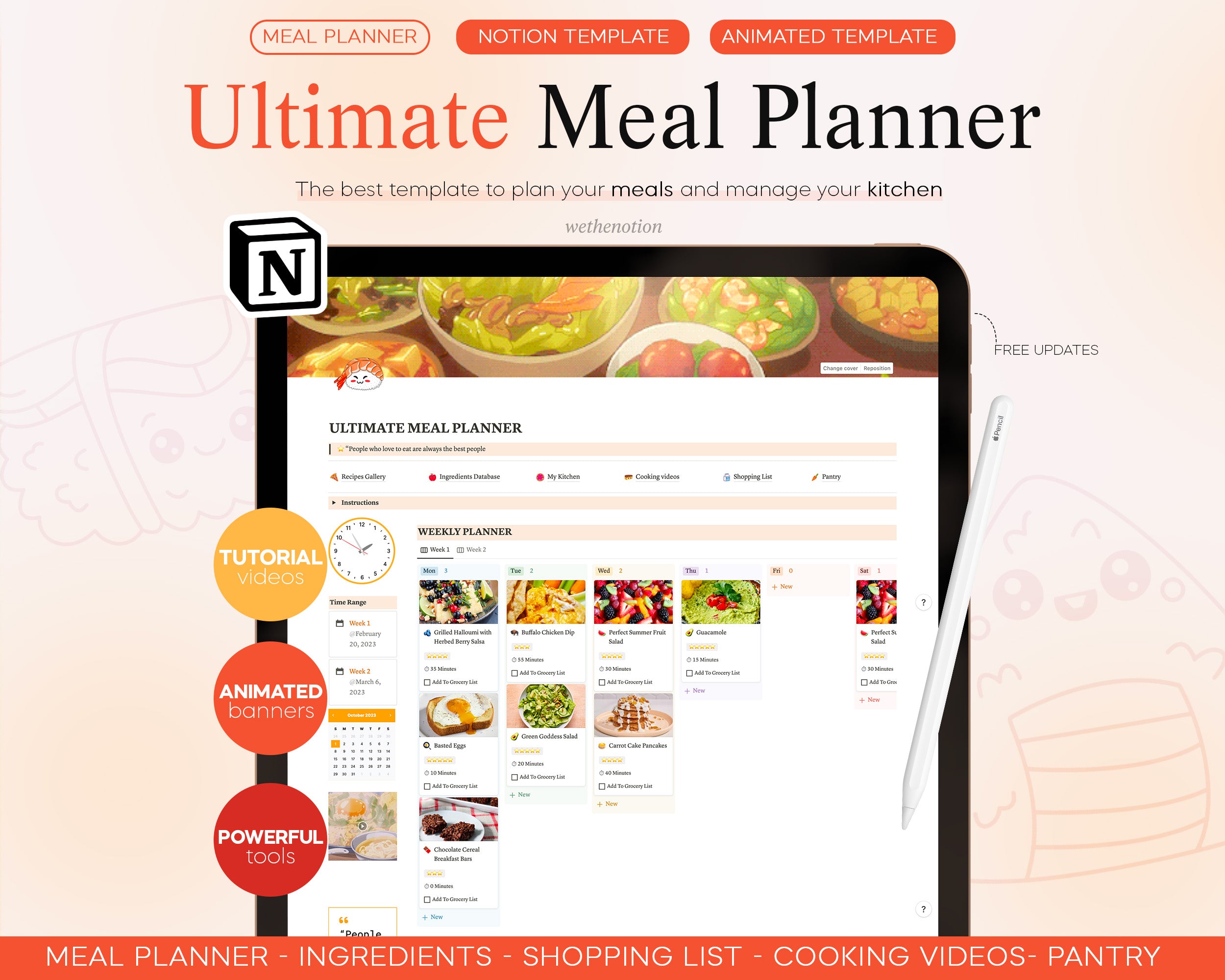 Ultimate Meal Planner Notion Template