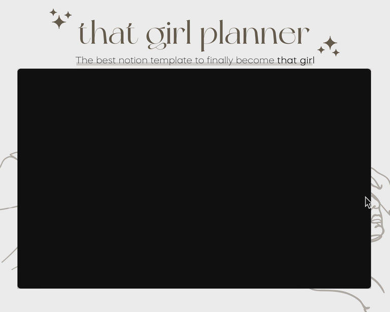 That Girl Notion Template