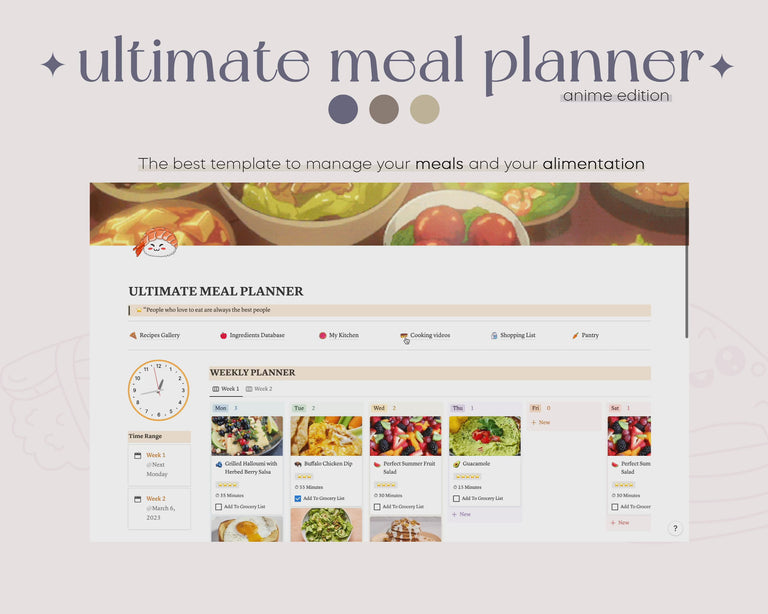 Ultimate Meal Planner Notion Template