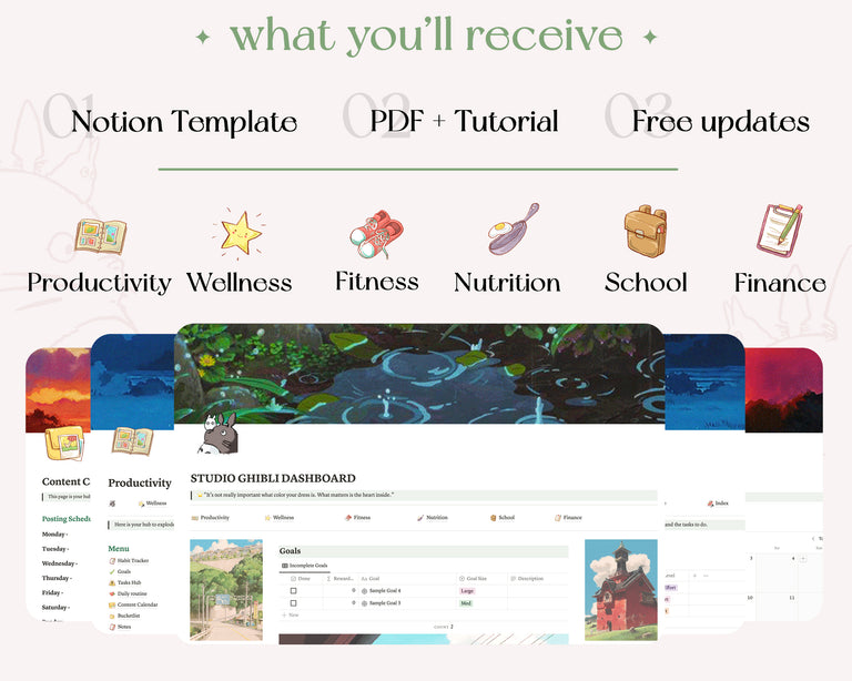 aesthetic notion template