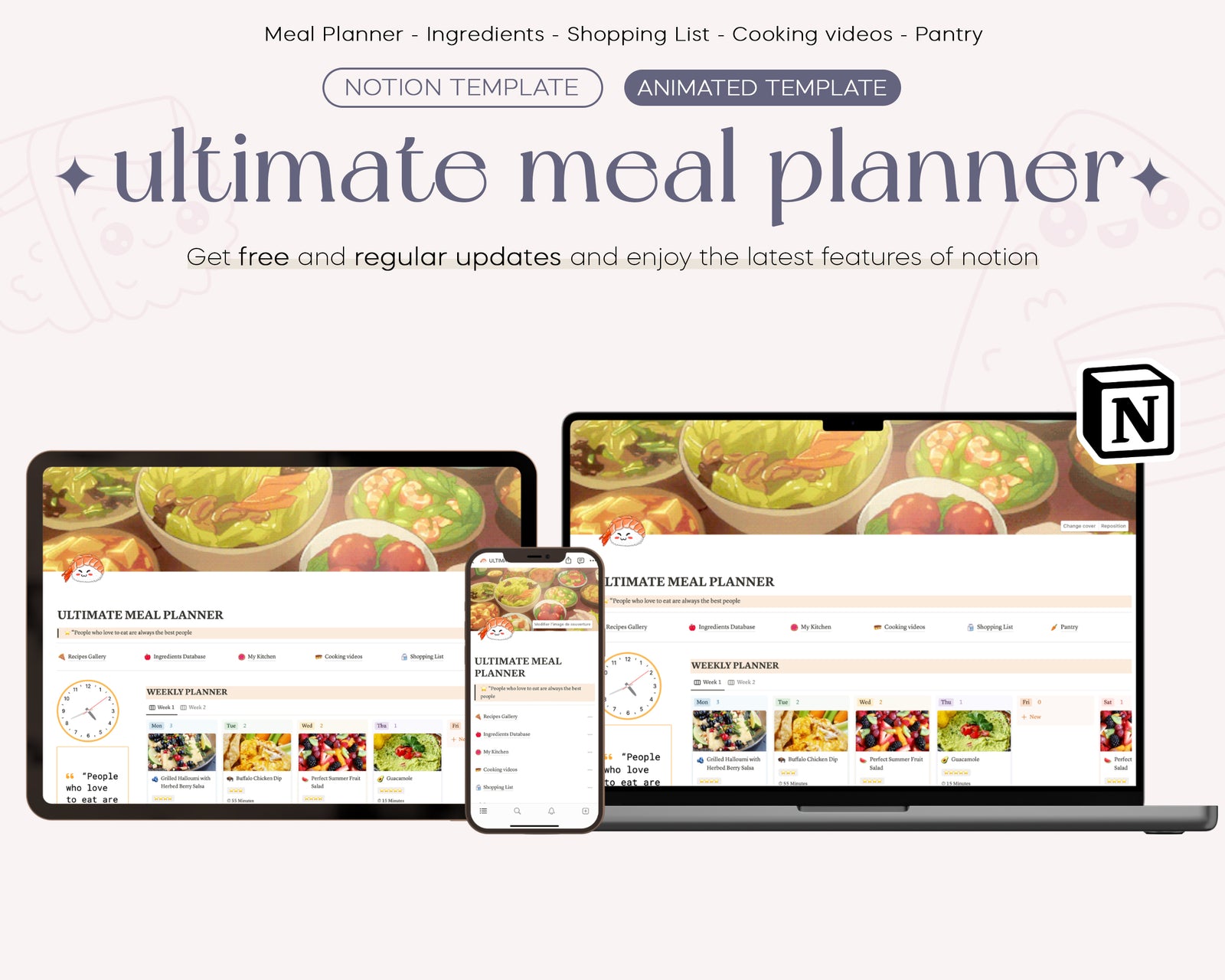 Ultimate Meal Planner Notion Template